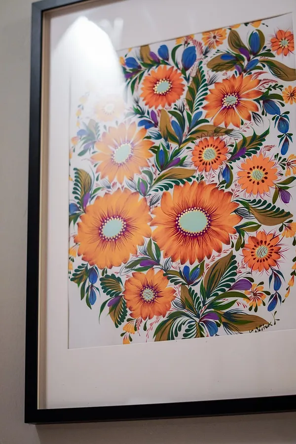 Image of Квітка Душа by Kateryna Kostiuk, size: 70*50, Живопис medium, part of the Чисте Мистецтво series, priced at €150