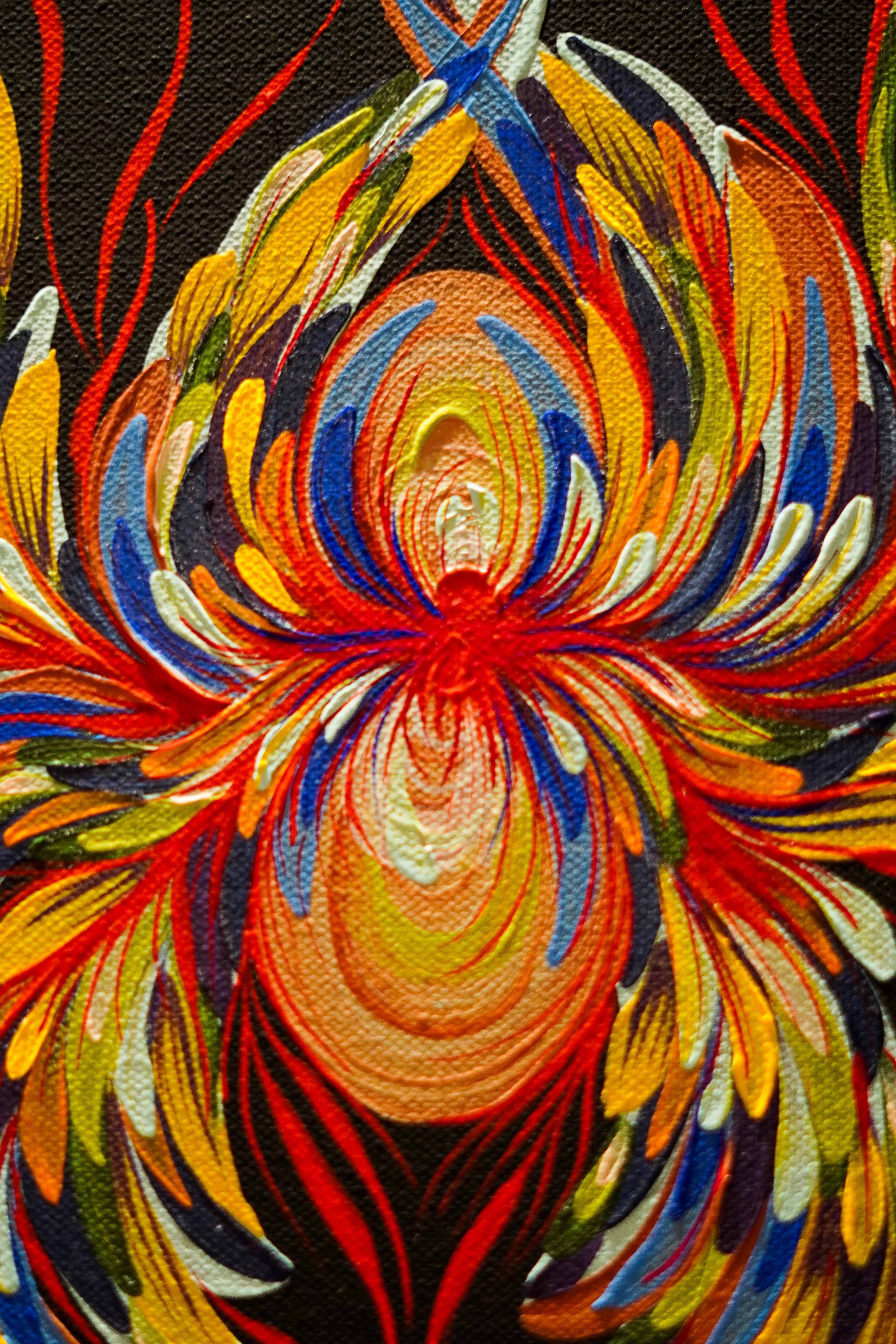 Image of Істота чистого вогню і любові by Kateryna Kostiuk, size: 20*30, made of acrylic, Живопис medium, from Munich, part of the Чисте Мистецтво series, priced at €50 (≈ 2,589 грн)