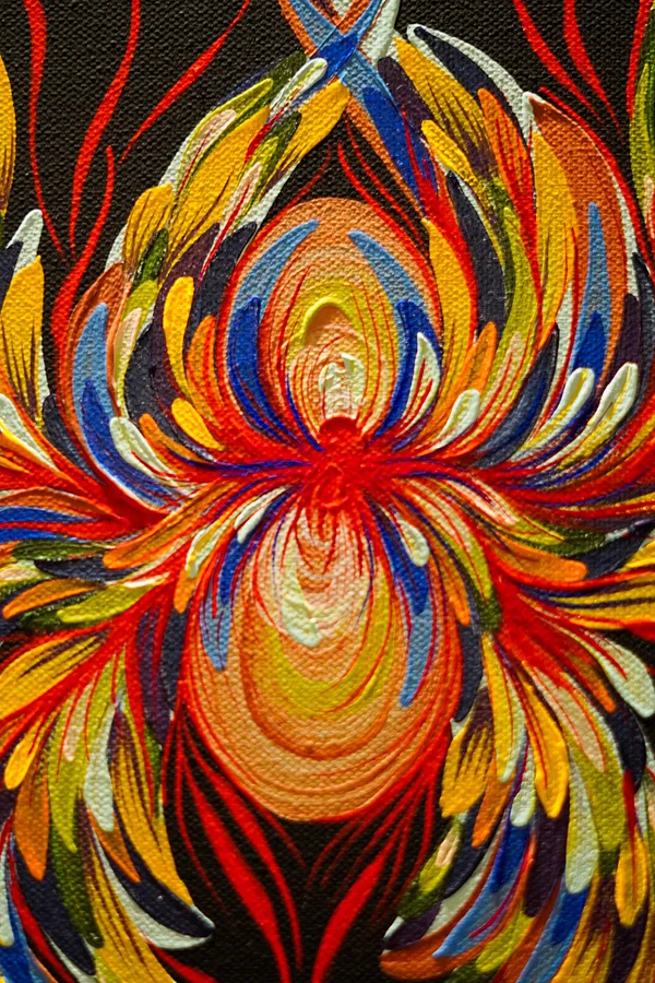 Image of Істота чистого вогню і любові by Kateryna Kostiuk, size: 20*30, Живопис medium, part of the Чисте Мистецтво series, priced at €50